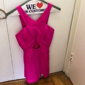Hot pink romper